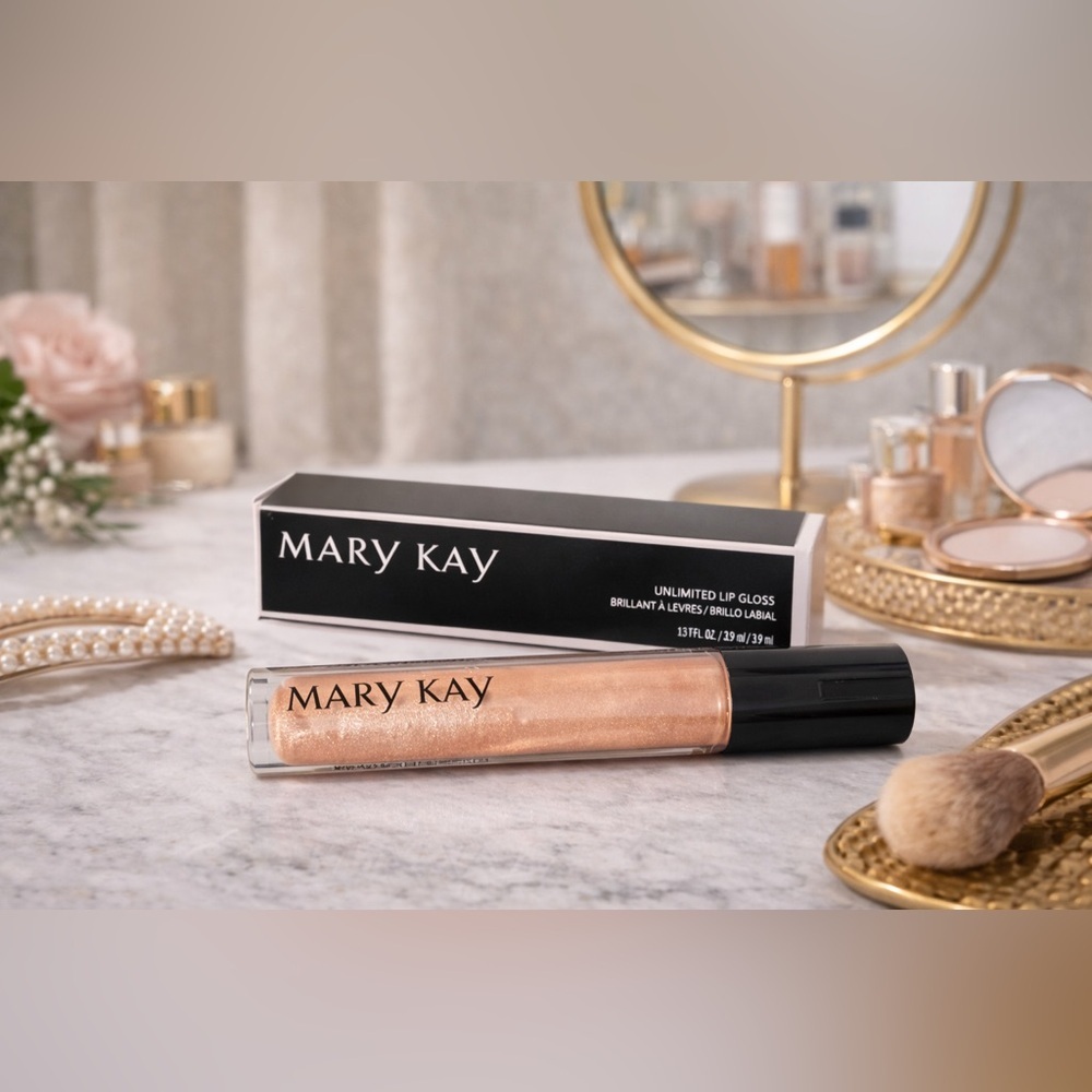 Mary Kay Unlimited Lip Gloss “Sheer Illusion” | High-Shine Nude Pink Gloss | New - Picture 1 of 3